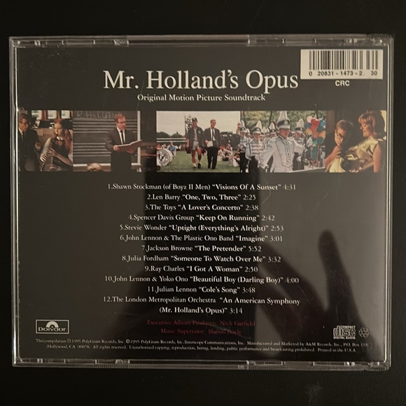 Mr. Holland's Opus: Original Motion Picture Soundtrack LIKE NEW. - Picture 2 of 4